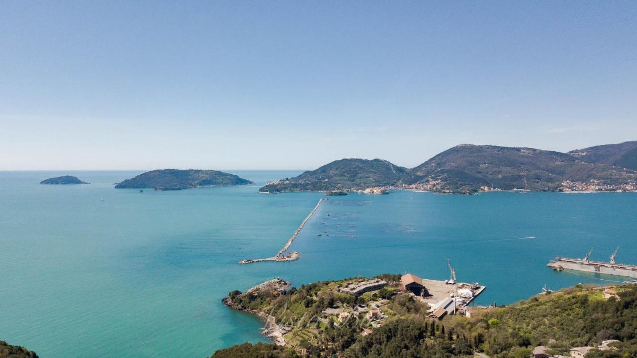 Vista Sul Blu ,Baia Blu, Lerici Lejlighed Eksteriør billede